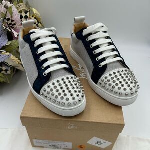Men’s Christian Louboutin, Louis Jr spikes size 41 made in Italy